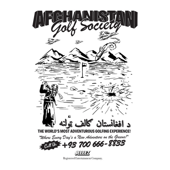 T-SHIRT AFGHANISTAN GOLF SOCIETY