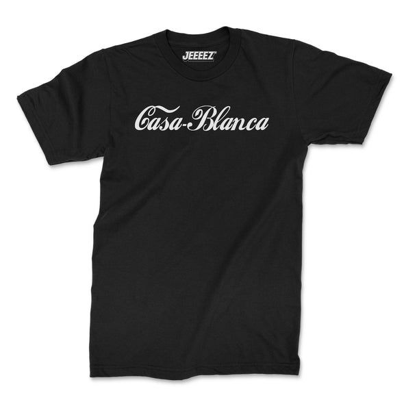 T-SHIRT BLACK CASA-BLANCA